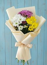 Букет цветов из:  Хризантемы #REPLACE_PRED# Первомайский