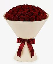 Букет 101 Бордовая роза Блэк Бакарра в Первомайский