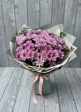 Букет цветов из:  Хризантемы #REPLACE_PRED# Первомайский