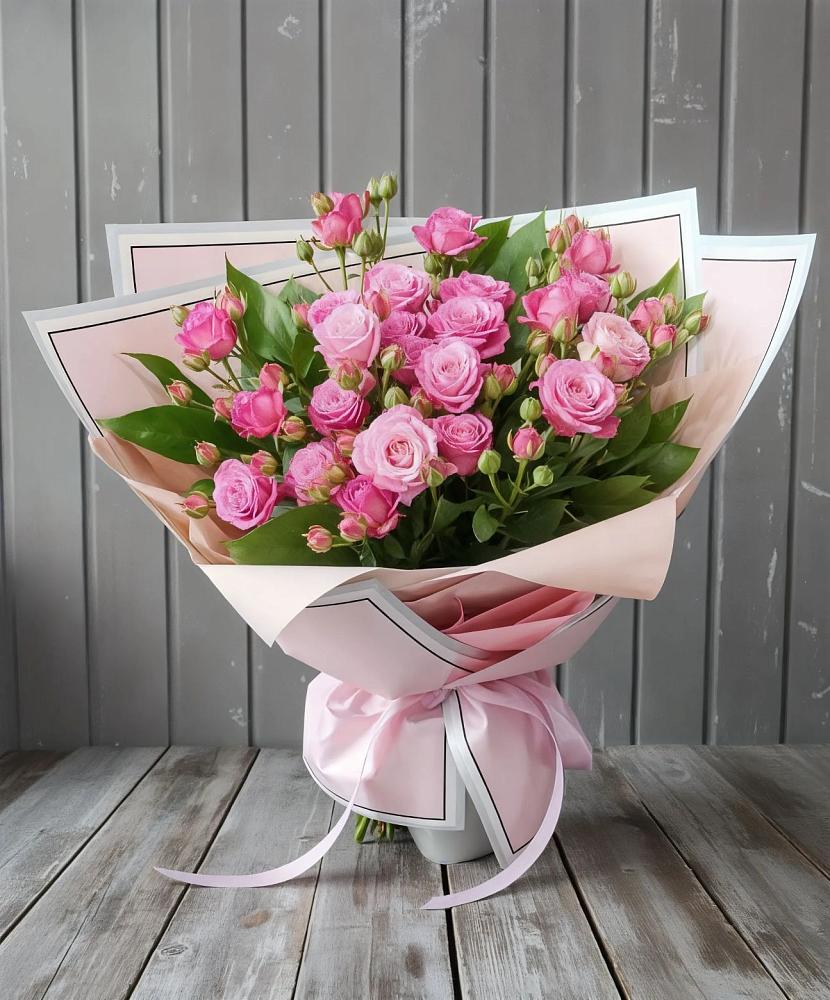 Букет Розовый кустик в Первомайский