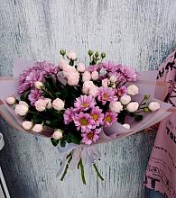 Букет цветов из:  Розы и Хризантемы #REPLACE_PRED# Первомайский