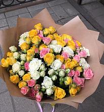 Букет цветов из:  Розы #REPLACE_PRED# Первомайский