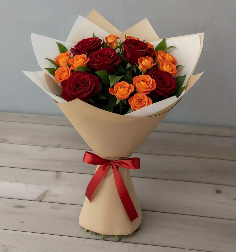 Букет Любовь и восторг в Первомайский